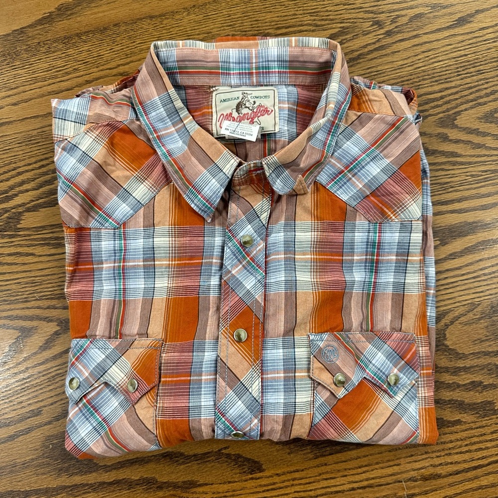 Super cool Wrangler Cowboy shirt.